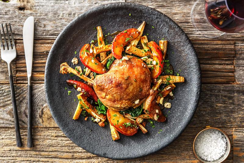 Apple Glazed Duck Confit