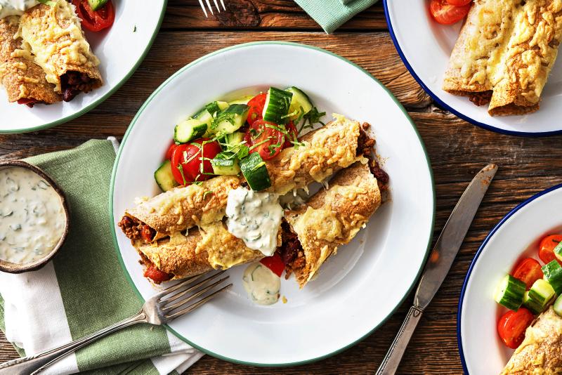 Crispy Cheese Enchiladas